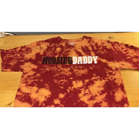 indiana‎ university Medium Hoosier Daddy T Shirt, One Of A Kind , Champion Tag. - Picture 1 of 16
